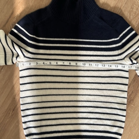 NWT - rag & bone Pierce Stripe Cashmere Turtleneck Sweater size Smalll - Picture 7 of 9